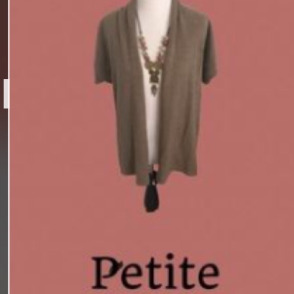 eight eight eight Sweaters - PETITE Taupe tunic length sweater. EUC